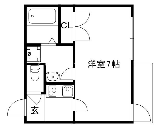 京都府京都市右京区太秦桂ケ原町 太秦広隆寺駅 1K マンション 賃貸物件詳細