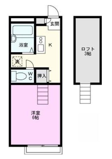 埼玉県ふじみ野市富士見台 上福岡駅 1K アパート 賃貸物件詳細