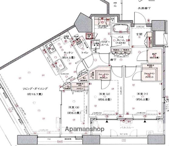 福岡県福岡市東区香椎照葉３ 千早駅 3SLDK マンション 賃貸物件詳細
