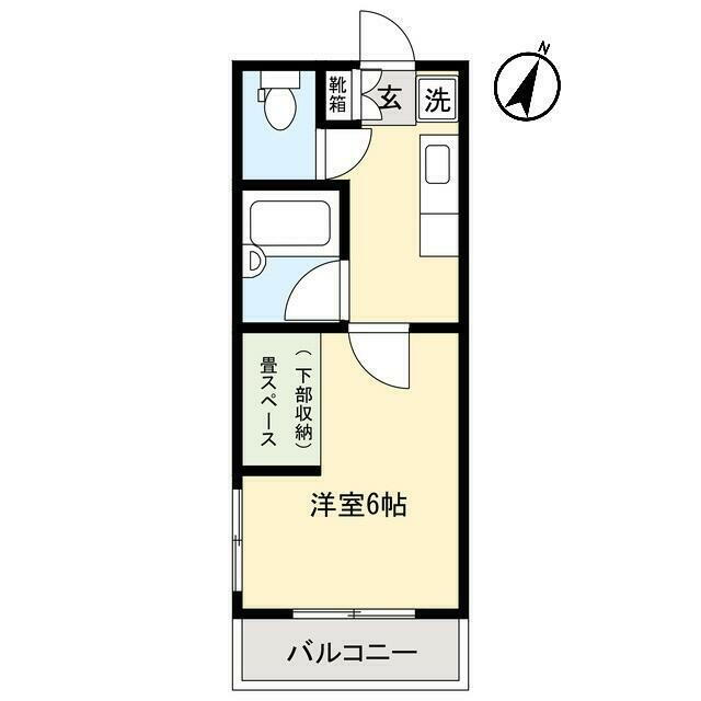 ウイングパレス飯塚 2階 1K 賃貸物件詳細