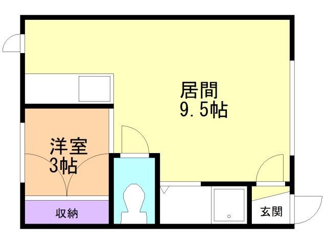 北海道函館市時任町 中央病院前駅 1LDK マンション 賃貸物件詳細