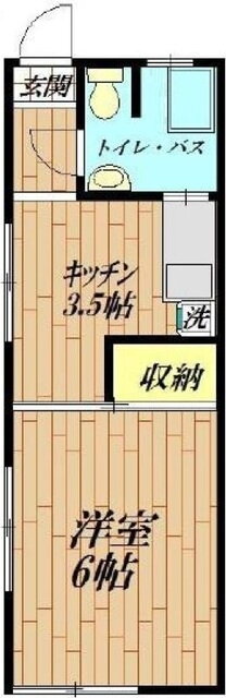 川上アパート 2階 1K 賃貸物件詳細
