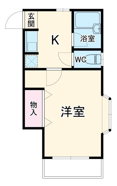 神奈川県川崎市中原区木月１ 元住吉駅 1K アパート 賃貸物件詳細