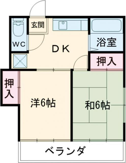 東京都立川市高松町３ 立川駅 2K アパート 賃貸物件詳細