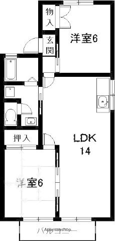 愛知県名古屋市西区大野木４ 比良駅 2LDK アパート 賃貸物件詳細