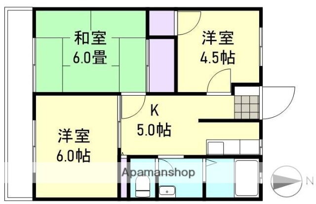 岡山県倉敷市中庄 中庄駅 3K アパート 賃貸物件詳細