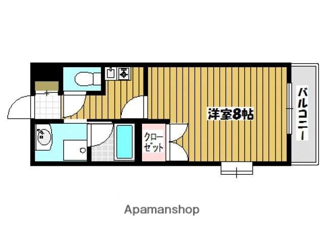 コーボレーション草津 3階 1K 賃貸物件詳細