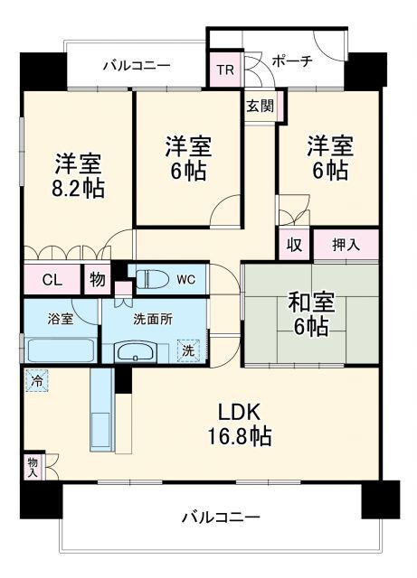 愛知県岡崎市戸崎元町 岡崎駅 4LDK マンション 賃貸物件詳細