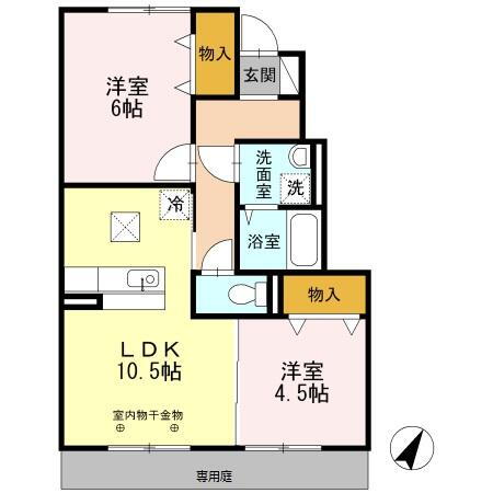 兵庫県姫路市四郷町東阿保 東姫路駅 2LDK アパート 賃貸物件詳細