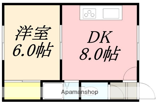 グットホーム宮前Ｉ 3階 1DK 賃貸物件詳細