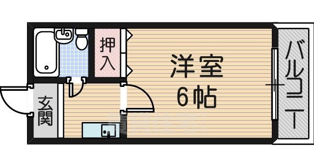 兵庫県尼崎市金楽寺町２ 大物駅 1K マンション 賃貸物件詳細