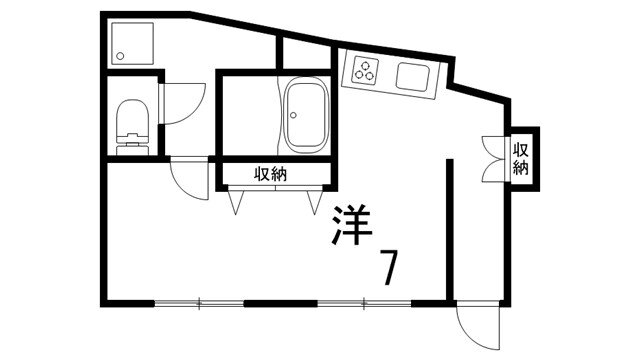 兵庫県神戸市兵庫区梅元町 大倉山駅 ワンルーム アパート 賃貸物件詳細