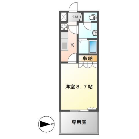 静岡県磐田市大久保 1K アパート 賃貸物件詳細