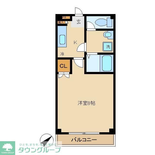 フラットフィールド 1階 1K 賃貸物件詳細