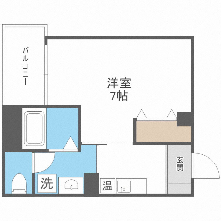 みおつくし岸里 9階 1K 賃貸物件詳細