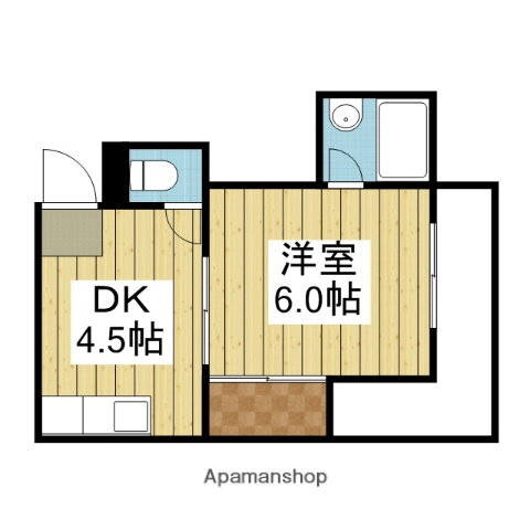 愛媛県松山市旭町 勝山町駅 1DK マンション 賃貸物件詳細