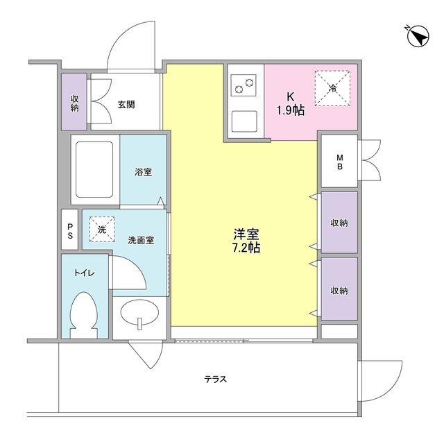東京都大田区田園調布本町 沼部駅 1K マンション 賃貸物件詳細