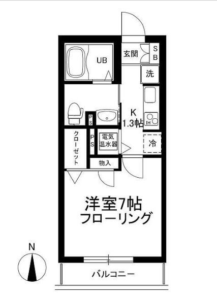 クレスト自由が丘 3階 1K 賃貸物件詳細
