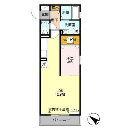 埼玉県三郷市三郷１ 三郷駅 1LDK アパート 賃貸物件詳細