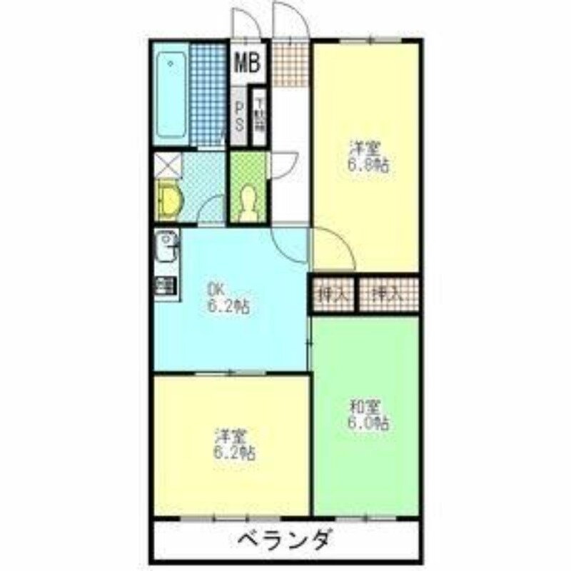 埼玉県所沢市上新井３ 小手指駅 3DK マンション 賃貸物件詳細