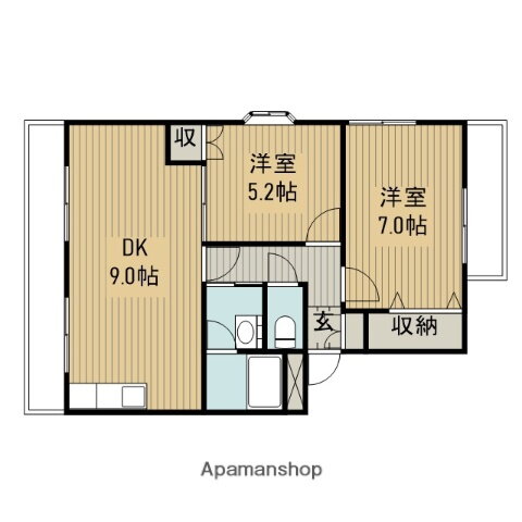 東京都町田市木曽西４ 古淵駅 2DK マンション 賃貸物件詳細