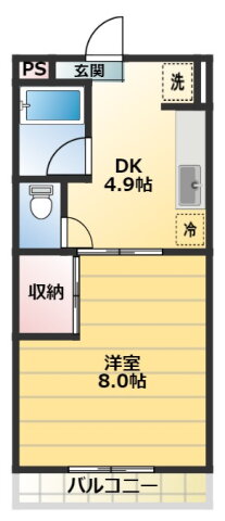 ウェーブ 1階 1DK 賃貸物件詳細