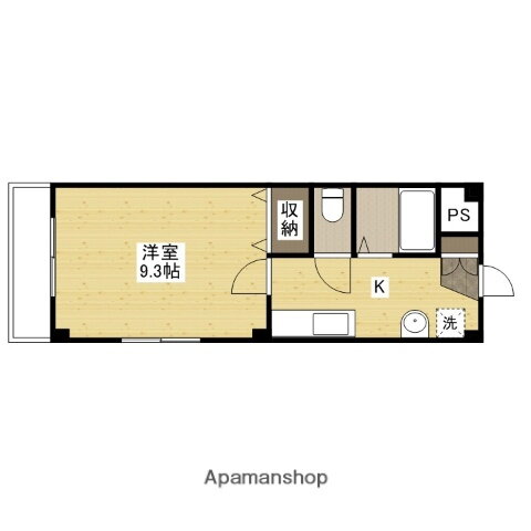 ＪＰ．ＢＬＤＧ 3階 1K 賃貸物件詳細