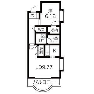 フレヤ四季 5階 1LDK 賃貸物件詳細