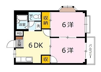 広島県広島市安佐北区深川５ 中深川駅 2DK アパート 賃貸物件詳細