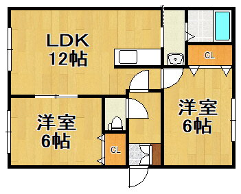 北海道千歳市長都駅前４ 長都駅 2LDK アパート 賃貸物件詳細