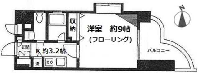 神奈川県川崎市中原区新丸子東２ 新丸子駅 1K マンション 賃貸物件詳細