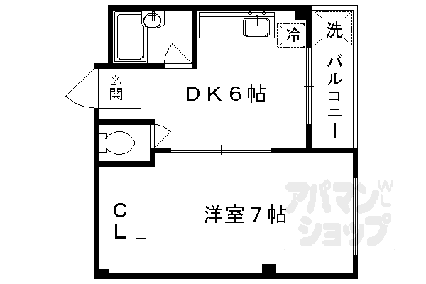 京都府京都市北区小山初音町 北大路駅 1DK マンション 賃貸物件詳細