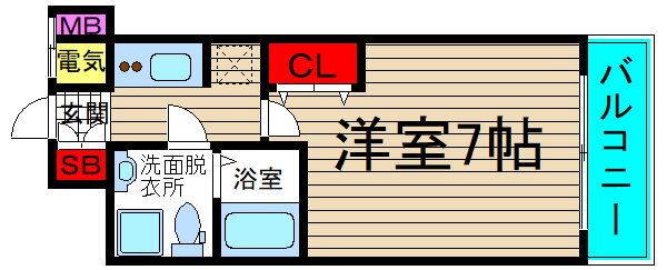 大阪府大阪市中央区上汐１ 谷町六丁目駅 1K マンション 賃貸物件詳細