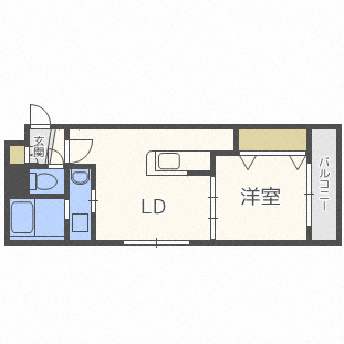 北海道札幌市清田区清田三条１ 福住駅 1LDK マンション 賃貸物件詳細