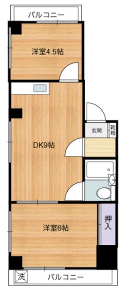 東京都府中市若松町２ 東府中駅 2DK マンション 賃貸物件詳細