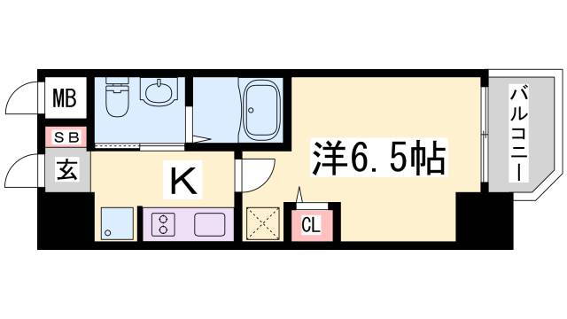 兵庫県神戸市中央区日暮通３ 春日野道駅 1K マンション 賃貸物件詳細
