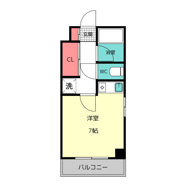 ベイサイドさくら 4階 ワンルーム 賃貸物件詳細