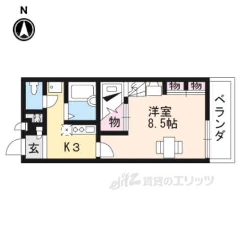 滋賀県大津市大江５ 瀬田駅 1K マンション 賃貸物件詳細
