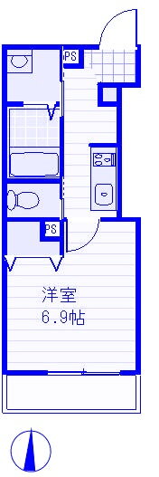 埼玉県さいたま市浦和区神明２ 南浦和駅 1K マンション 賃貸物件詳細