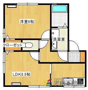 ガーデンヒルズ荒木ＩＩ 1階 1LDK 賃貸物件詳細