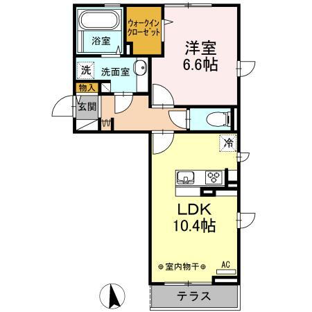 東京都昭島市美堀町３ 西武立川駅 1LDK アパート 賃貸物件詳細
