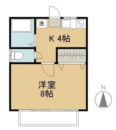 岡山県倉敷市中庄 中庄駅 1K アパート 賃貸物件詳細