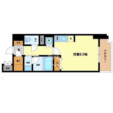 大阪府大阪市中央区東高麗橋 天満橋駅 ワンルーム マンション 賃貸物件詳細