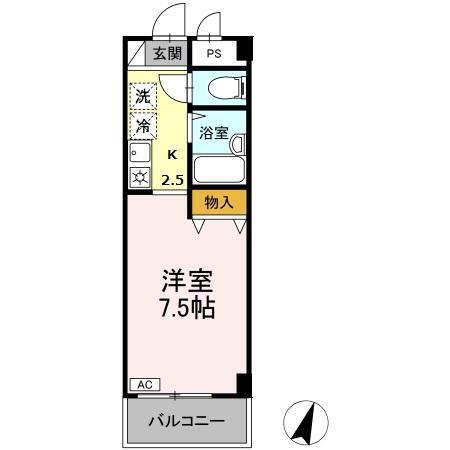 神奈川県茅ヶ崎市中島 茅ケ崎駅 1K マンション 賃貸物件詳細