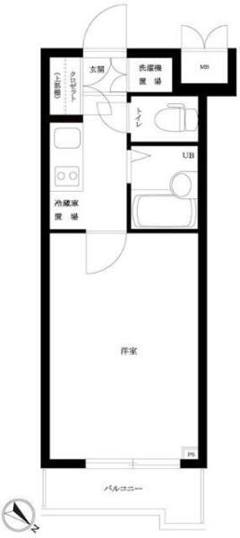 東京都目黒区三田２ 恵比寿駅 1K マンション 賃貸物件詳細