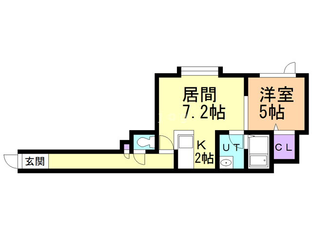 メゾンド咲良 2階 1LDK 賃貸物件詳細