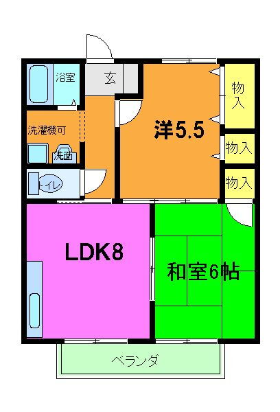 京都府京都市右京区嵯峨北堀町 嵯峨嵐山駅 2DK アパート 賃貸物件詳細