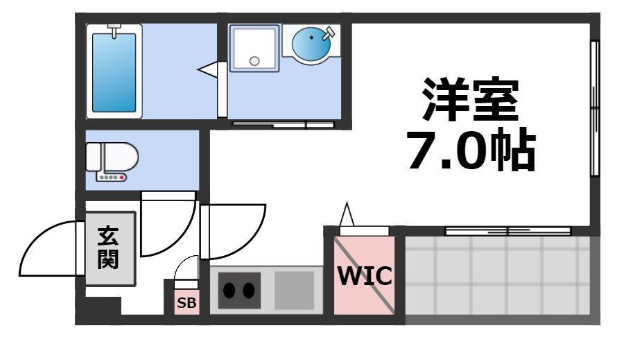 ＯＲＢＩＴ巽南 2階 ワンルーム 賃貸物件詳細