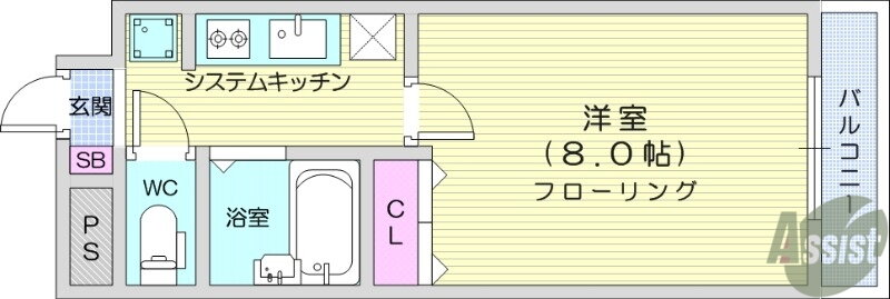 宮城県仙台市泉区高森１ 泉中央駅 1K マンション 賃貸物件詳細