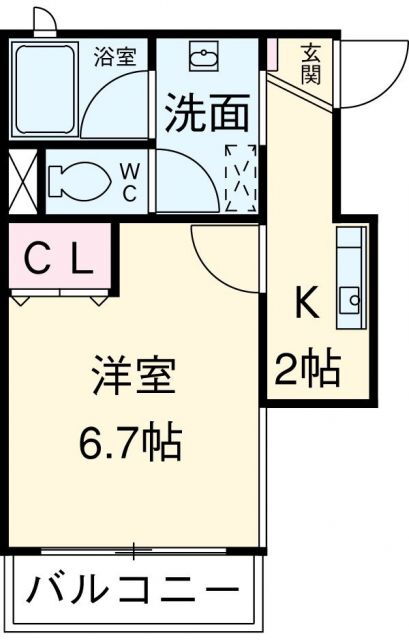 アクアキャニオンＨＡＲＡ 1階 1K 賃貸物件詳細